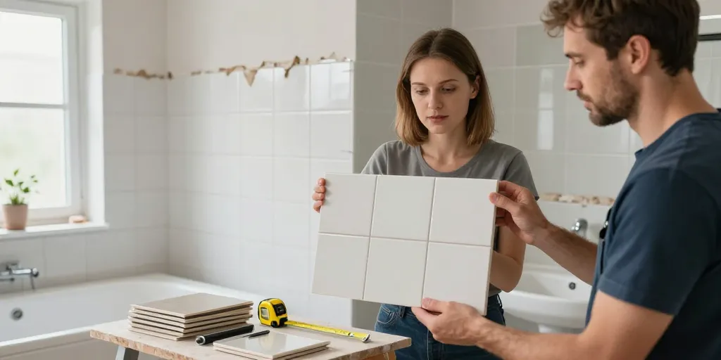 changer de carrelage salle de bain