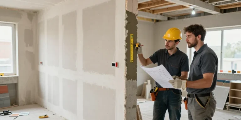 construction mur intérieur