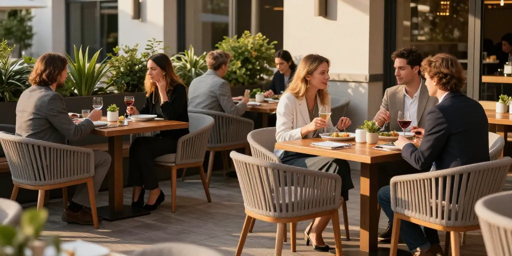 mobilier terrasse restaurant