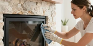 comment nettoyer une vitre d'insert